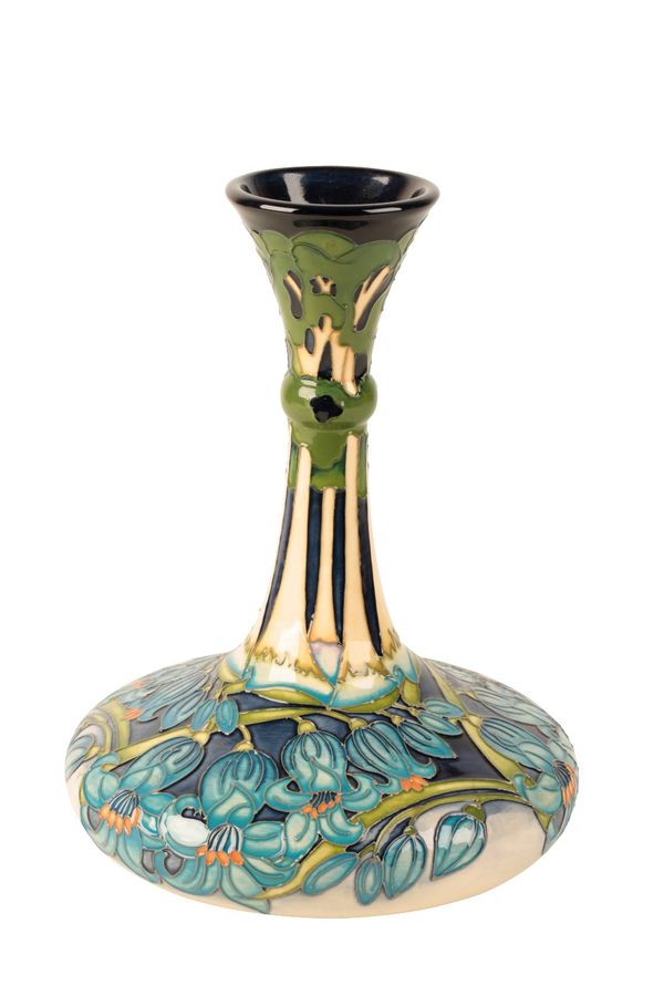 MOORCROFT: A "Trees and Bluebells" trial vase