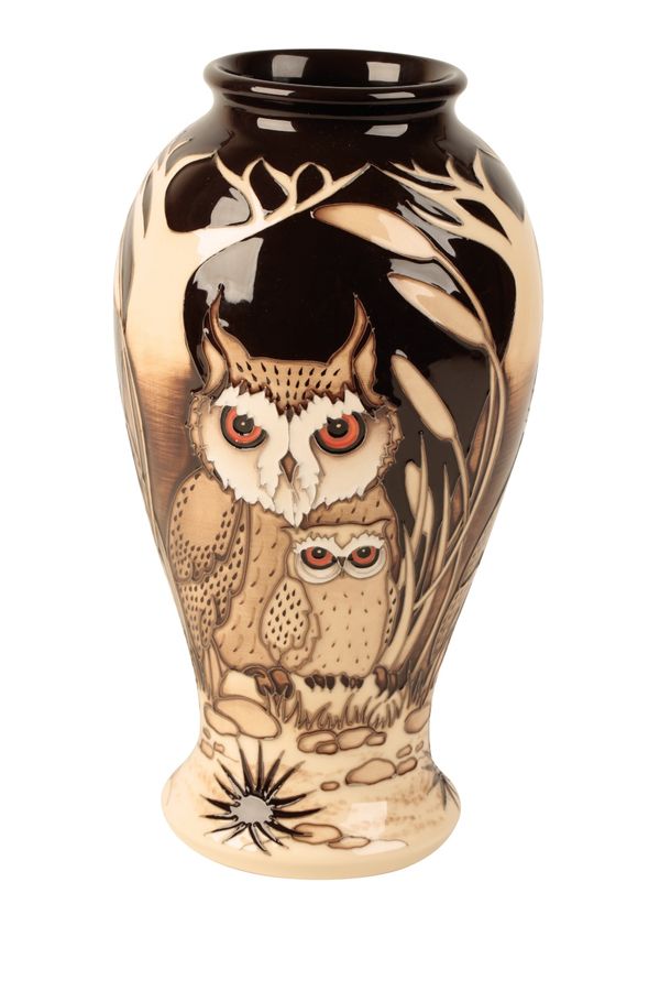 MOORCROFT: A "Father & Son" trial vase