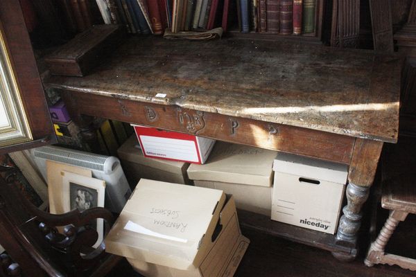 A SMALL REFECTORY TABLE