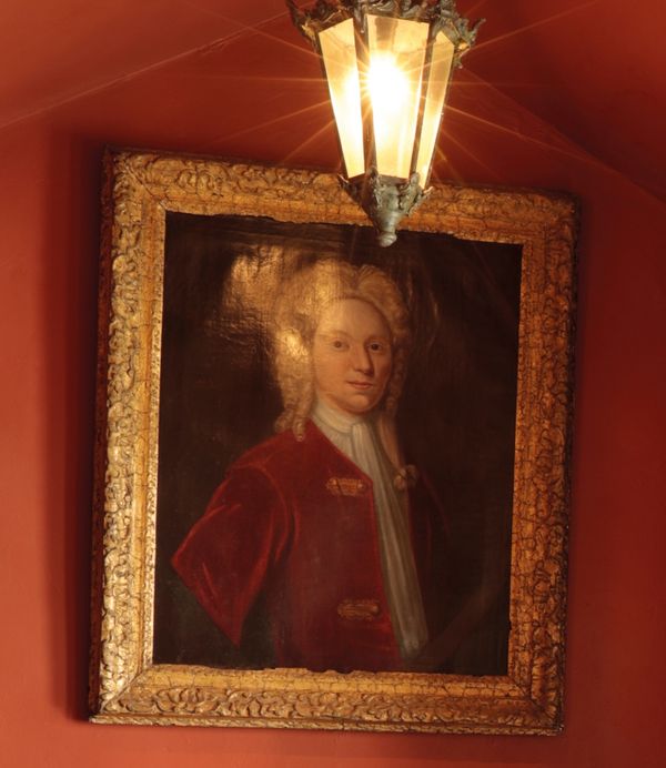 ENGLISH SCHOOL, 18th century A portrait of a young gentleman wearing a powdered wig