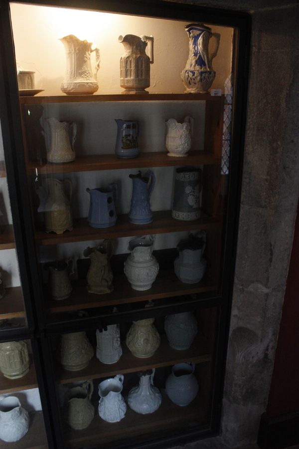 A COLLECTION OF VICTORIAN STONEWARE JUGS