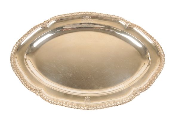 GEORGE IV SILVER MEAT DISH