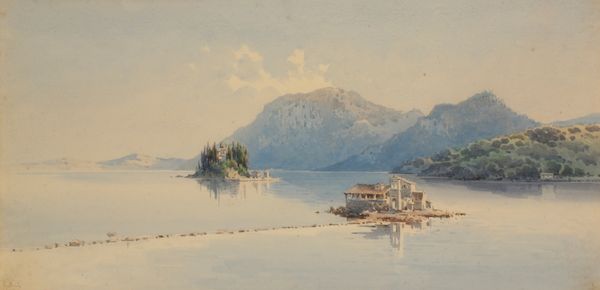 ANGELOS GIALLINA (1857-1939) 'A View of Corfu'