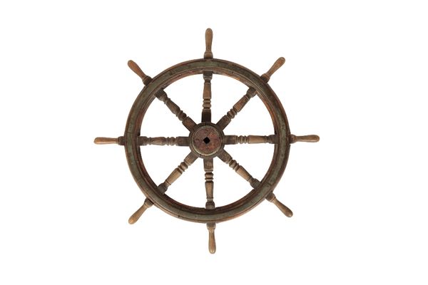 VICTORIAN SHIP'S WHEEL