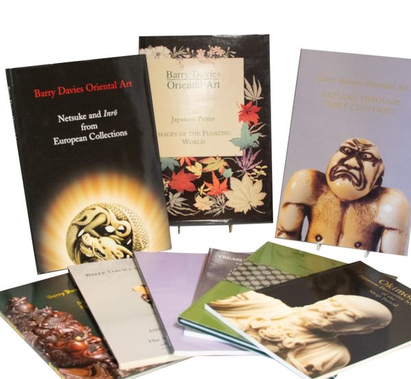 NINE JAPANESE ART REFERENCE BOOKS