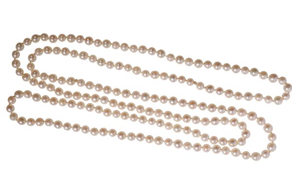 SINGLE STRAND CULTURED PEARL NECKLACE