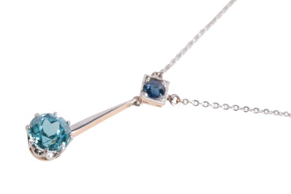 ZIRCON PENDANT NECKLACE