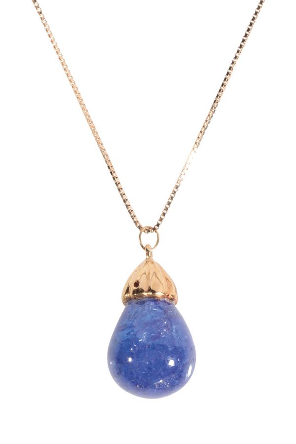 TANZANITE DROP PENDANT