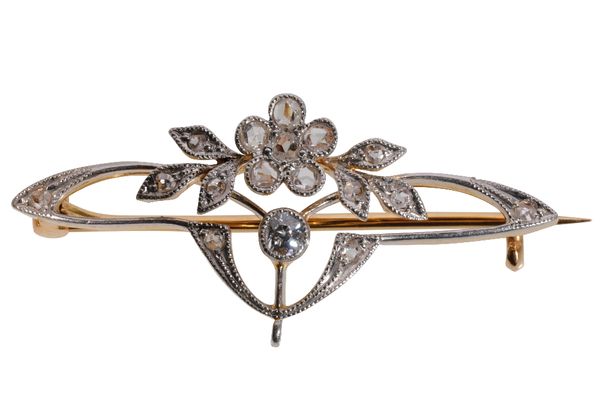 BELLE EPOQUE DIAMOND BROOCH