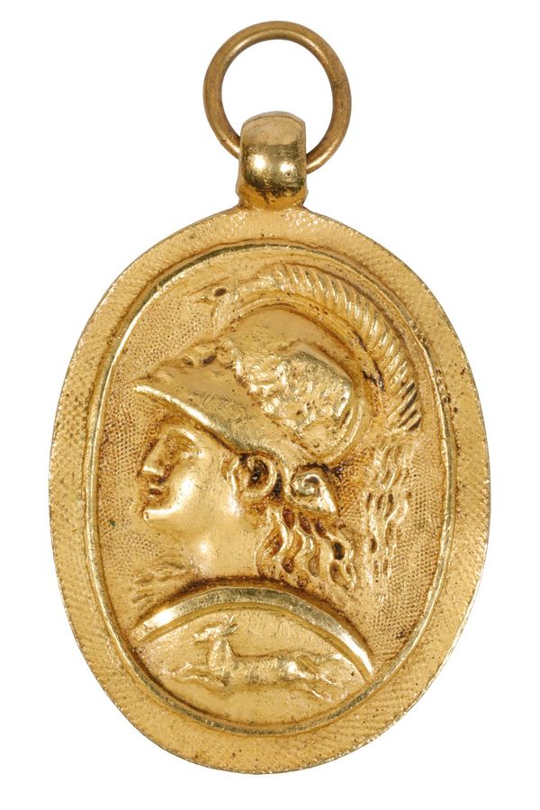 MINERVA / ATHENA UNMARKED GOLD PENDANT