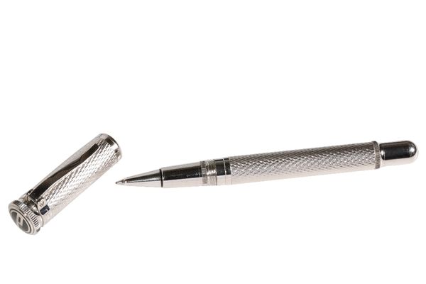 ALFRED DUNHILL: A "SENTRYMAN" FAUX DIAMOND BALLPOINT PEN