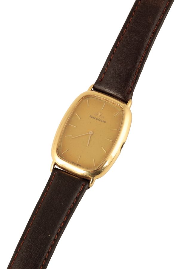 JAEGER LE-COULTRE GOLD GENTLEMAN'S WRISTWATCH