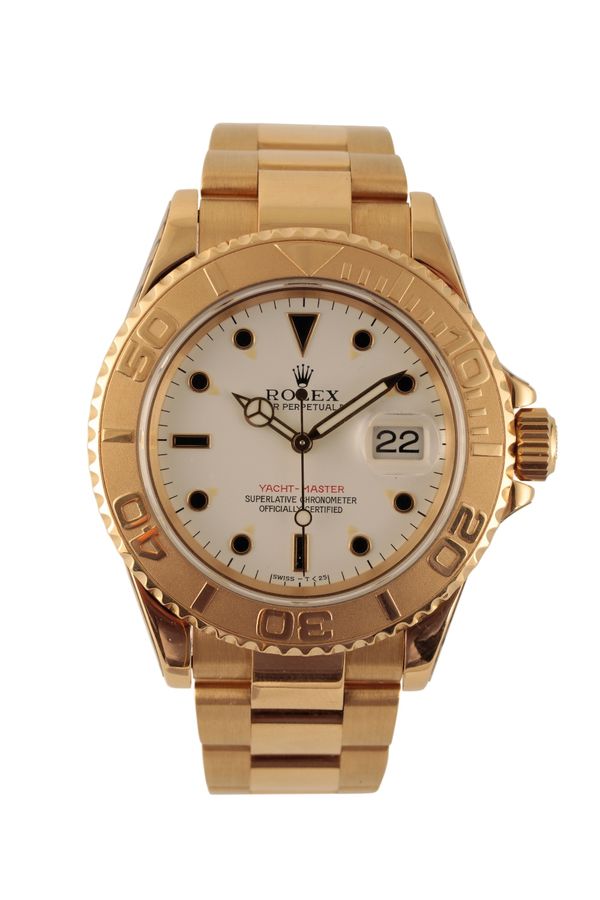 ROLEX 18 CARAT GOLD YACHT MASTER