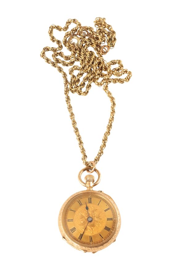 GENTLEMAN'S 18CT GOLD POCKET WATCH