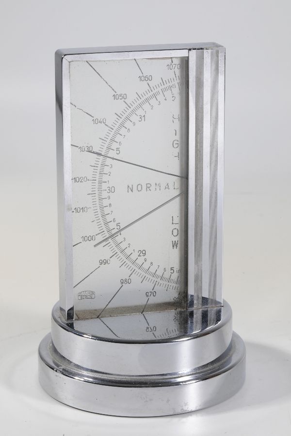 ZEISS ICON CHROME PLATED DESK BAROMETER