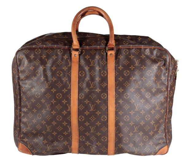 LOUIS VUITTON SIRIUS 55 BROWN LEATHER WEEKEND SUITCASE/HOLDALL