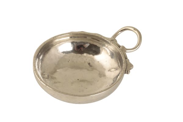 LATE 18TH CENTURY FRENCH SILVER WINE TASTER