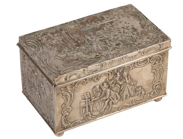 CONTINENTAL SILVER CASKET