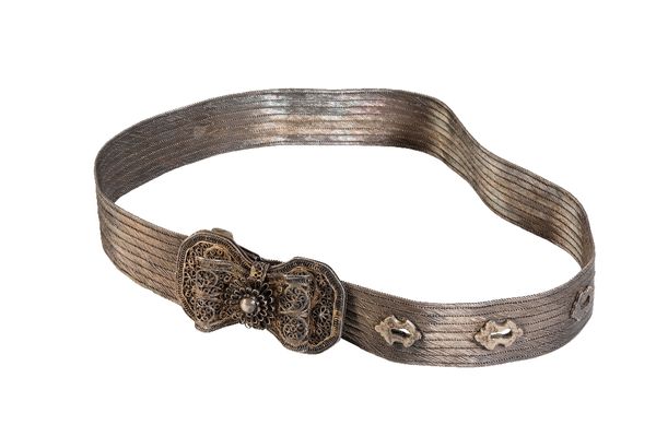 TURKISH SILVER-GILT BELT