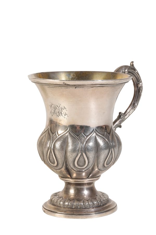 19TH CENTURY INDIAN COLONIAL SILVER MUG