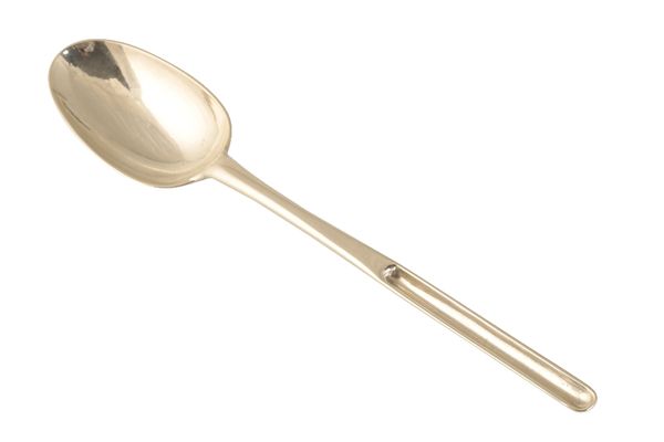 RARE GEORGE I SILVER MARROW SPOON