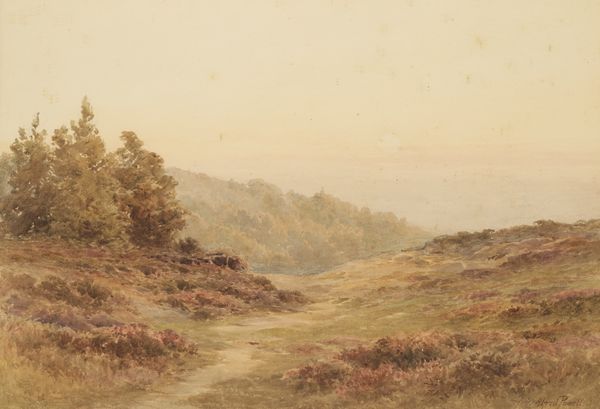 ALFRED POWELL (1830-1893) A pair of Surrey landscape scenes