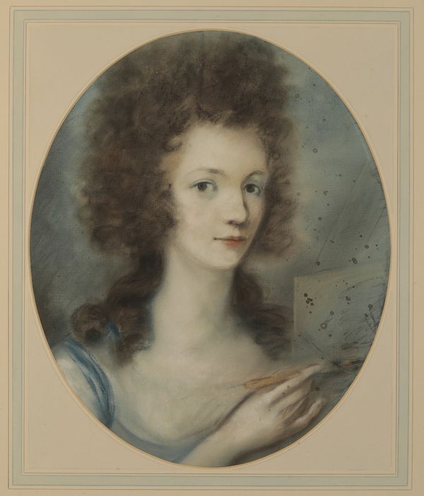 ENGLISH SCHOOL, 19TH CENTURY A head and shoulders portrait of a woman