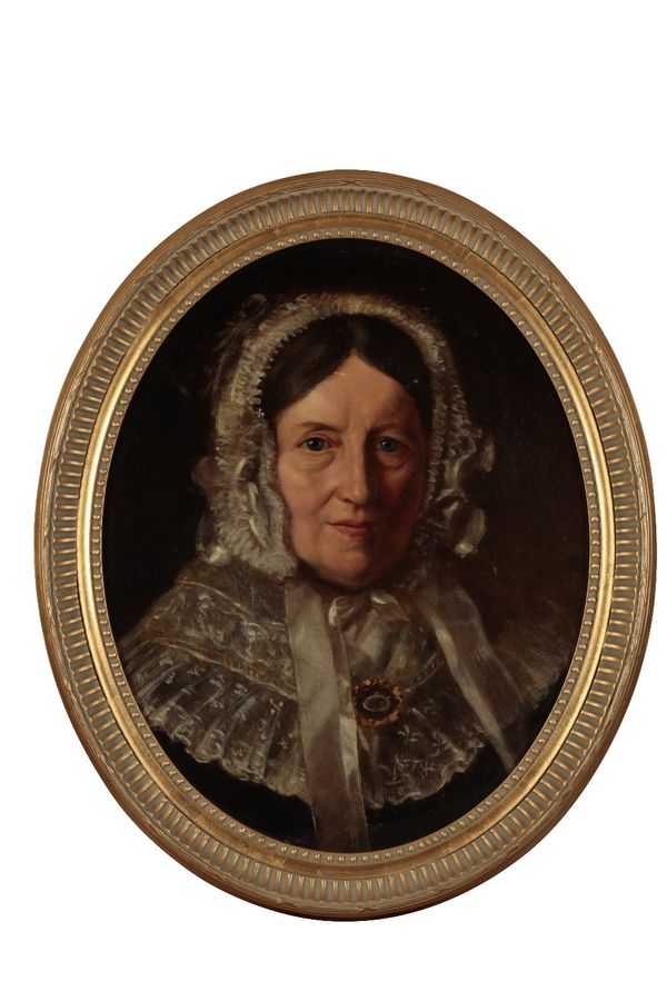 ENGLISH SCHOOL, 19TH CENTURY A head and shoulders portrait of a lady