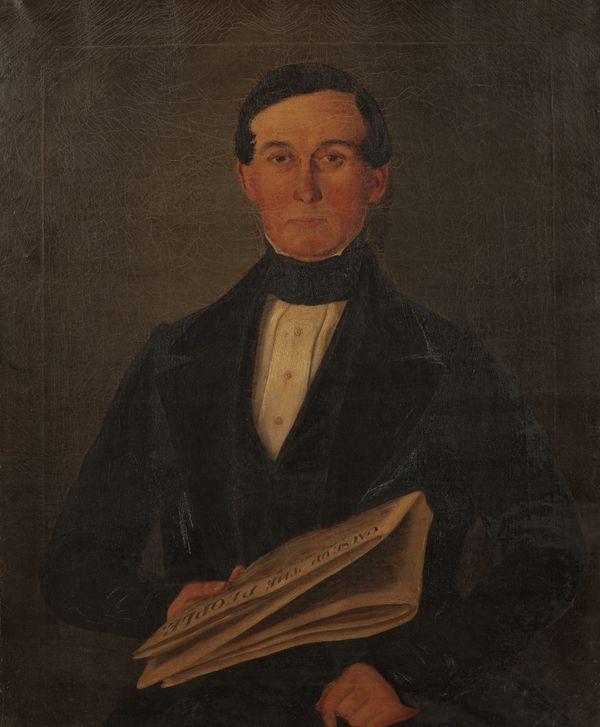 ENGLISH SCHOOL, 19TH CENTURY A half-length portrait of Nathaniel Gandy