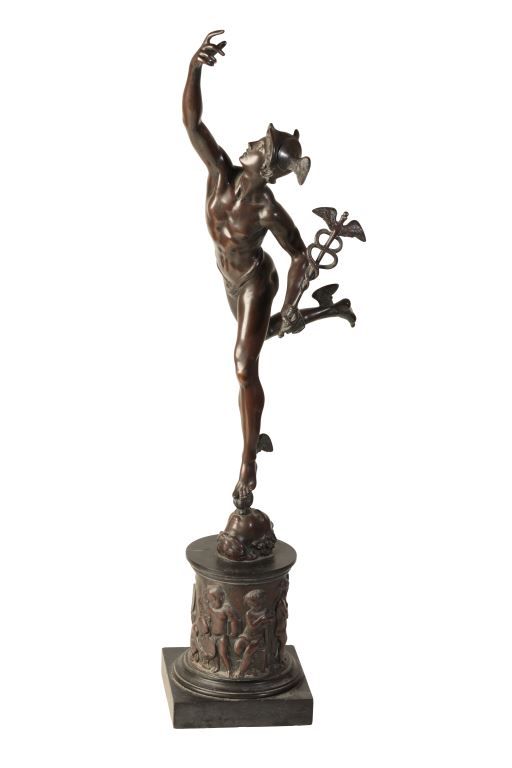 AFTER JEAN DE BOULOGNE, CALLED GIAMBOLOGNA (1529 - 1608), A CONTINENTAL PATINATED BRONZE MODEL 