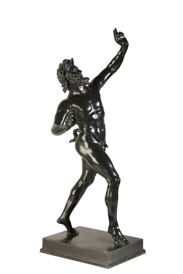 ITALIAN PATINATED BRONZE MODEL OF THE POMPEIIAN DANCING FAUN