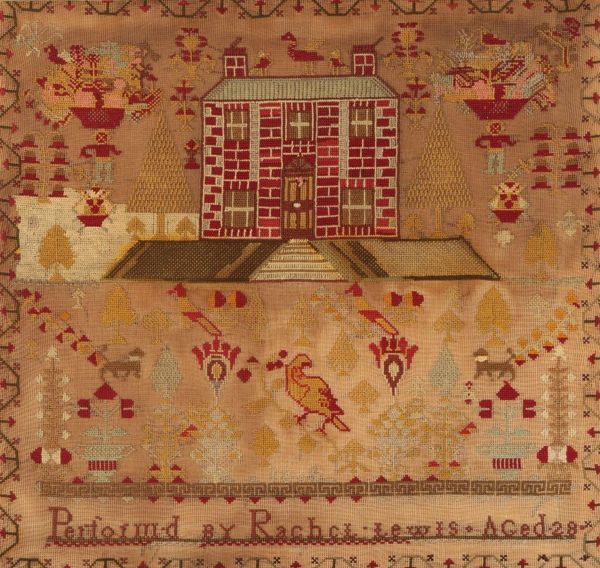 VICTORIAN NEEDLEWORK SAMPLER