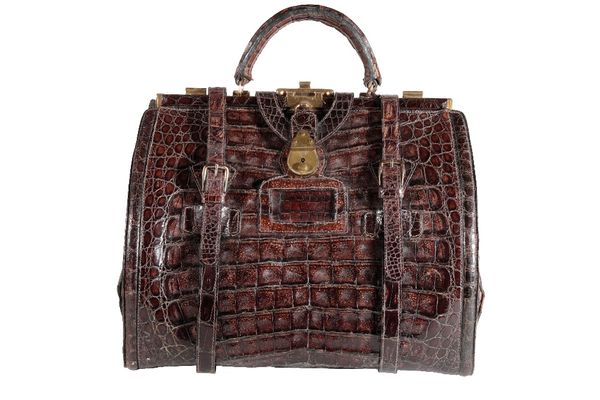 VINTAGE CROCODILE SKIN 'GLADSTONE STYLE' BAG