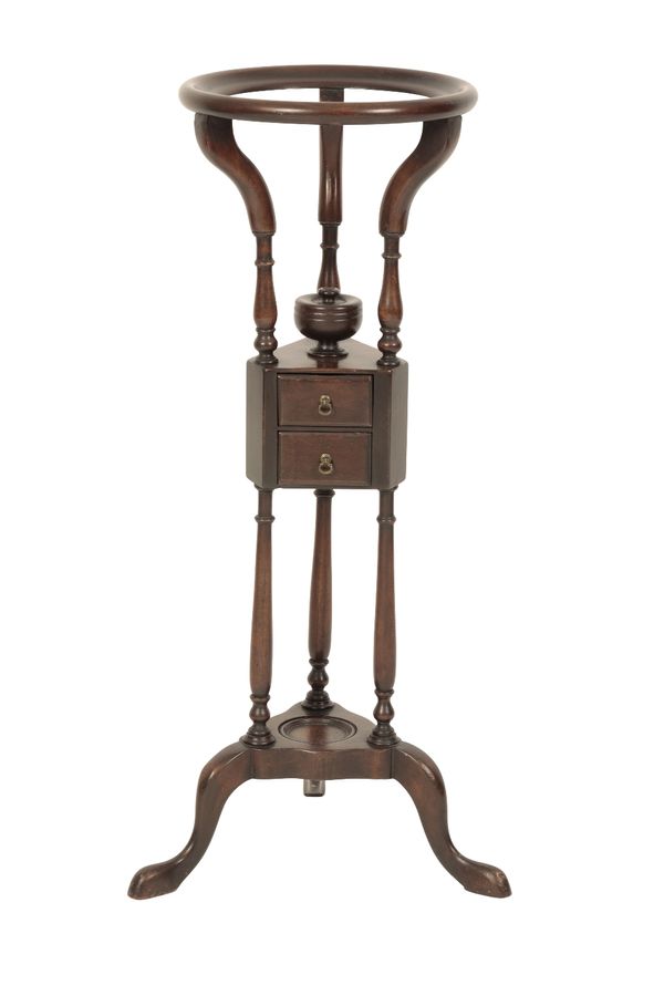 GEORGE II MAHOGANY WASH STAND