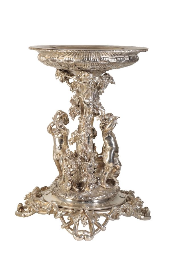 19TH CENTURY ELECTROPLATED CENTREPIECE