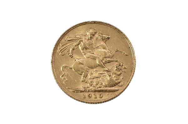 1910 GOLD SOVEREIGN 22ct Gold. 7.98g