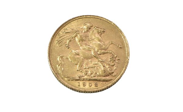 1910 GOLD SOVEREIGN 22ct Gold. 7.98g