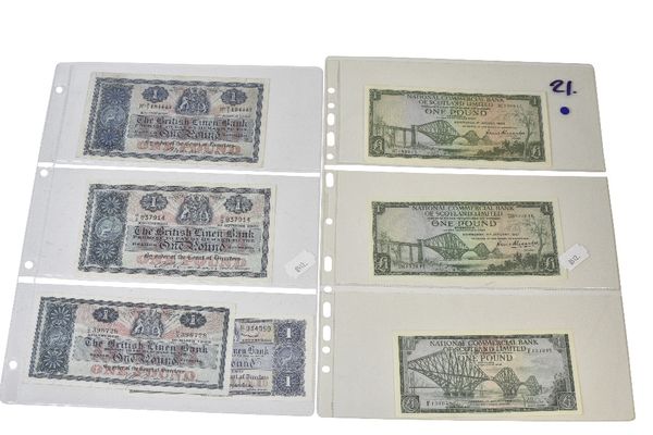 NATIONAL COMMERCIAL BANK OF SCOTLAND BANK NOTE COLLECTION