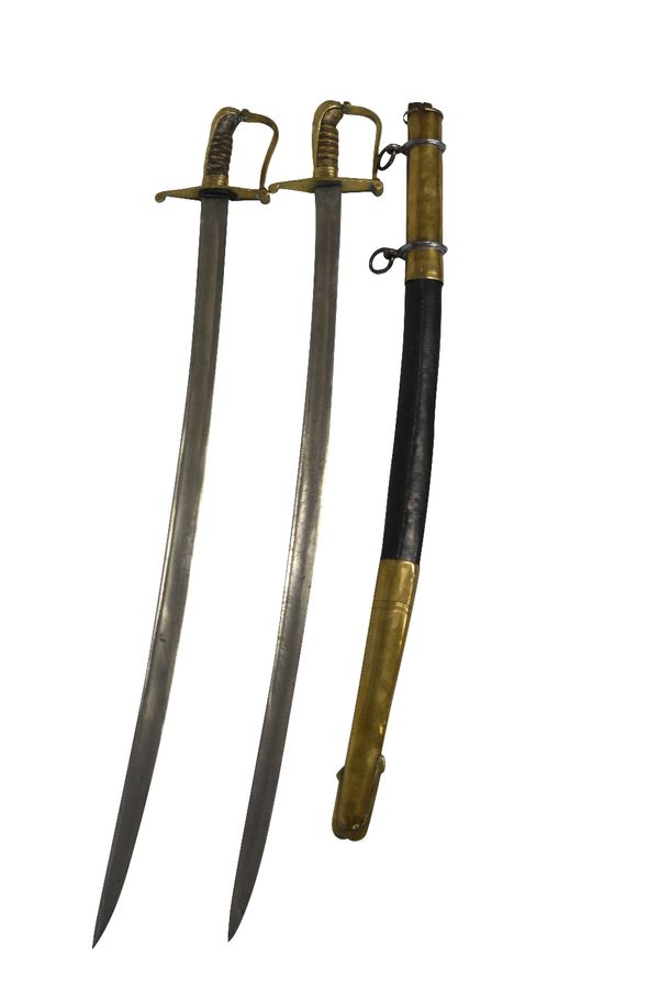 PAIR OF FIELD SWORDS, 19th century