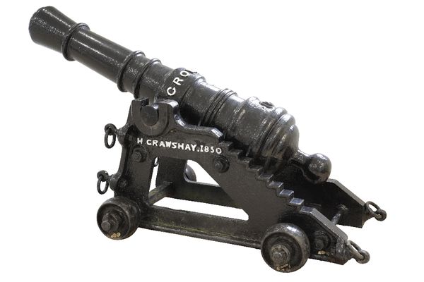 H. CRAWSHAY 1830 CAST IRON CANNON