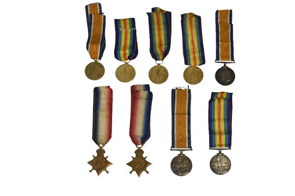 COLLECTION OF GREAT WAR MEDALS