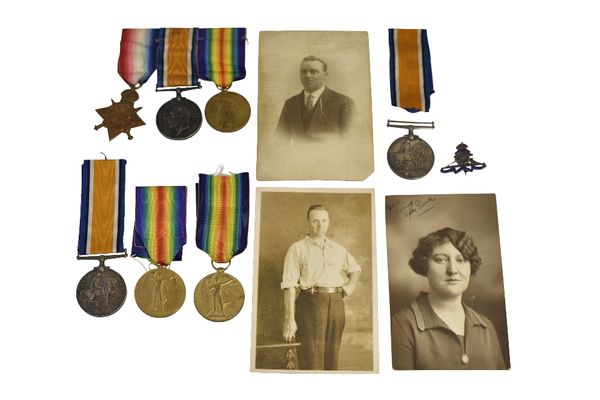 COLLECTION OF GREAT WAR MEDALS