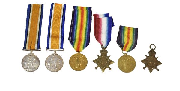 A COLLECTION OF GREAT WAR MEDALS