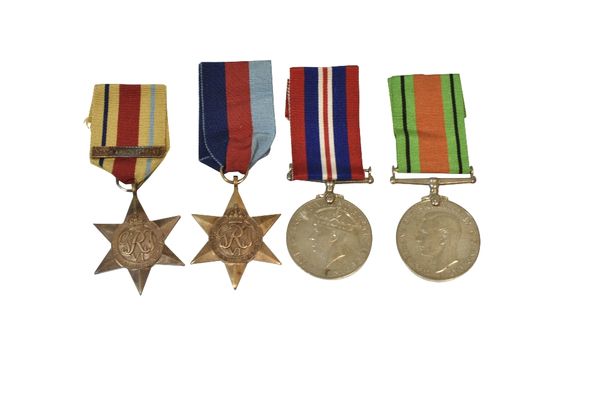 RAF MEDAL GROUP AND MINIATURE MEDALS