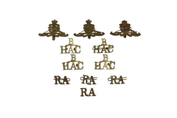 HONOURABLE ARTILLERY COMPANY AND ROYAL ARTILLERY INSIGNIA