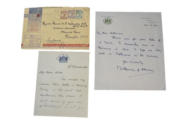 MONTGOMERY OF ALAMEIN: HANDRWITTEN LETTER