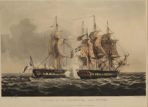 AFTER THOMAS WHITCOMBE (c. 1763-c. 1824) a set of five marine battle scenes