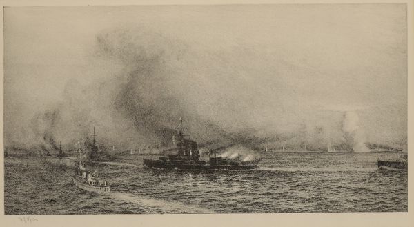 WILLIAM LIONEL WYLLIE (1851-1931) 'The Battle of Jutland'