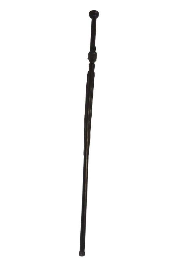 FINELY CARVED MAKONDE EBONY TRIBAL STAFF