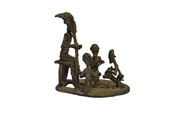 ASHANTI/AKAN GROUP OF FOUR SMALL FIGURES